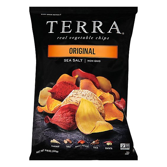 TERRA Vegetable Chips Original Sea Salt Bag - 6.8 Oz