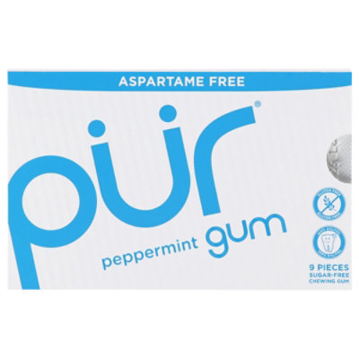 Prgum Gum Peppermint Sugar-Free - 9 Count - Image 1