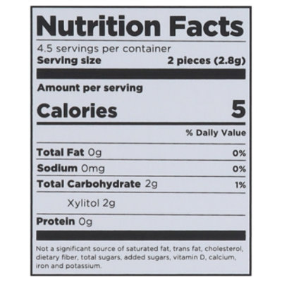 Prgum Gum Peppermint Sugar-Free - 9 Count - Image 3