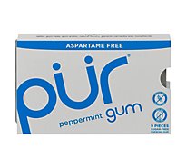 Prgum Gum Peppermint Sugar-Free - 9 Count