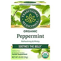 Traditional Medicinals Organic Peppermint Herbal Tea Bags - 16 Count - Image 2