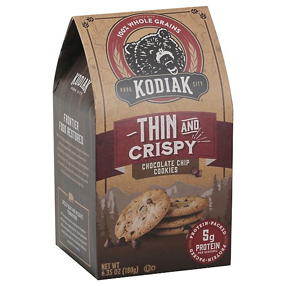 Kodiak Cakes Chocolate Chip Thin & Crispy Cookie - 6.35 Oz.