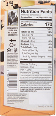 Endangered Species Chocolate Bar Dark Chocolate Hazelnut Toffee Rhino 72% Cocoa - 3 Oz - Image 5