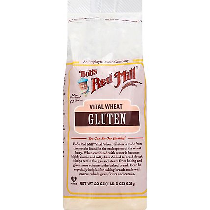 Bobs Red Mill Flour Gluten Vital Wheat - 22 Oz - Image 2