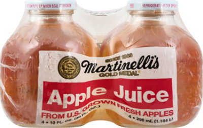 Martinellis Gold Medal 100% Juice Pure Apple - 4-10 Fl. Oz. - Image 6