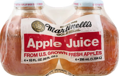 Martinellis Gold Medal 100% Juice Pure Apple - 4-10 Fl. Oz. - Image 2