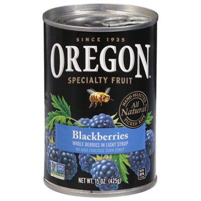 Oregon Specialty Fruit Berries Blackberries In Light Syrup - 15 Oz