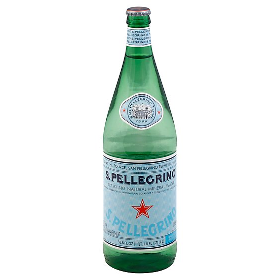 S. PELLEGRINO Sparkling Natural Mineral Water - 33.8 Fl. Oz.