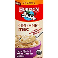 Horizon Organic Pasta Shells & White Cheddar Cheese Box - 6 Oz - Image 2