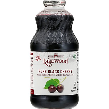 Lakewood Premium Fresh Pressed 100% Juice Pure Black Cherry - 32 Fl. Oz. - Image 2