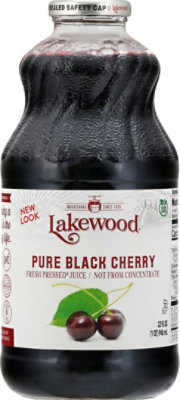 Lakewood Premium Fresh Pressed 100% Juice Pure Black Cherry - 32 Fl. Oz. - Image 2