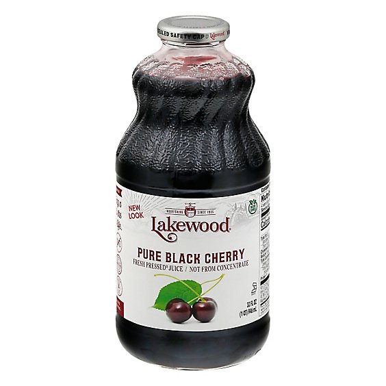 Lakewood Premium Fresh Pressed 100% Juice Pure Black Cherry - 32 Fl. Oz.