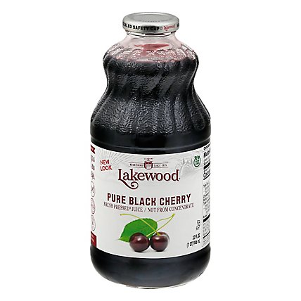 Lakewood Premium Fresh Pressed 100% Juice Pure Black Cherry - 32 Fl. Oz. - Image 1