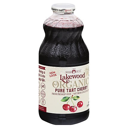 Lakewood Organic Juice Cherry Tart Pure - 32 Fl. Oz. - Image 3