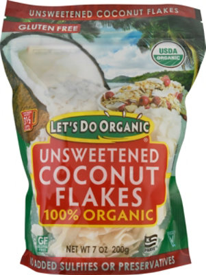 Lets Do Organic Coconut Flakes - 7 Oz