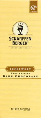 SCHARFFEN BERGER Baking Bar Fine Artisan Dark Chocolate Semisweet - 9.7 Oz - Image 2