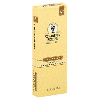 SCHARFFEN BERGER Baking Bar Fine Artisan Dark Chocolate Semisweet 9.7