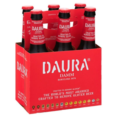 Daura Damm Lager In Bottles - 6-11.2 Fl. Oz. - Image 1