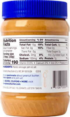 Peanut Butter & Co. Peanut Butter Cream Smooth Operator Jar - 16 Oz - Image 6