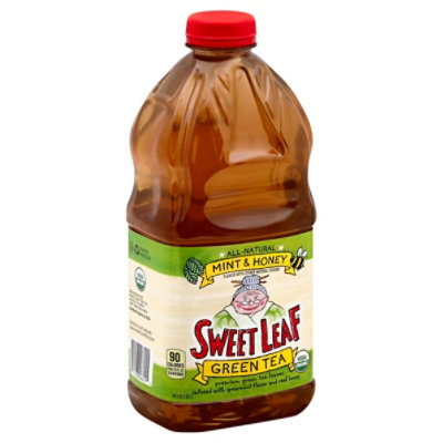 Sweet Leaf Green Tea All-Natural Mint &amp; Honey - 64 Fl. Oz. - tomthumb