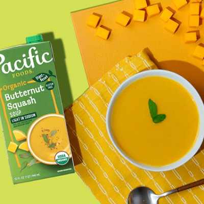 Pacific Foods Light in Sodium Organic Butternut Squash Soup - 32 Fl. Oz. - Image 2