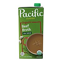 Pacific Organic Broth Beef Low Sodium - 32 Fl. Oz. - Image 2