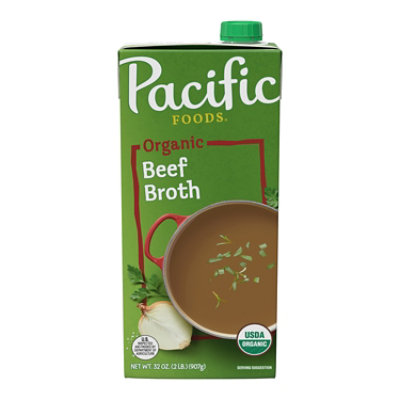 Pacific Foods Organic Beef Broth - 32 Oz - Image 1