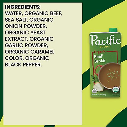 Pacific Organic Broth Beef - 32 Fl. Oz. - Image 4