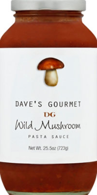 Daves Gourmet Pasta Sauce Wild Mushroom Jar - 25.5 Oz - Image 2