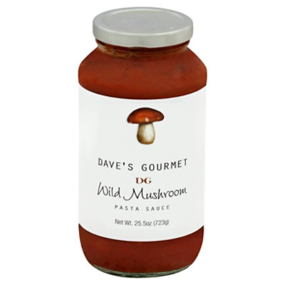 Daves Gourmet Pasta Sauce Wild Mushroom Jar - 25.5 Oz - Image 1