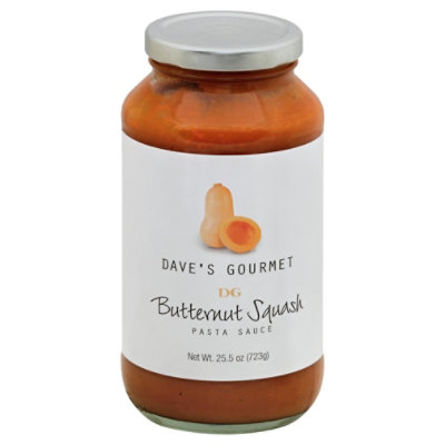 Daves Gourmet Pasta Sauce Butternut Squash Jar - 25.5 Oz