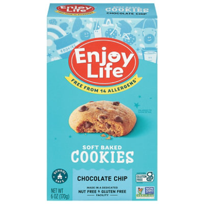 Enjoy Life Cookies Soft Baked Chocolate Chip - 6 Oz