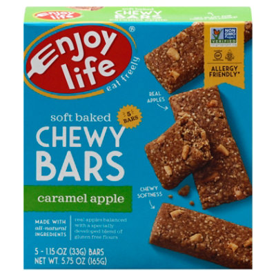 enjoy life Chewy Bars Baked Caramel Apple - 5-1 Oz