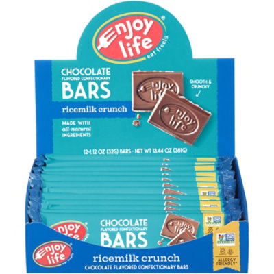 Enjoy Life Boom Choco Boom Ricemilk Bar Crunch - 1.12 Oz