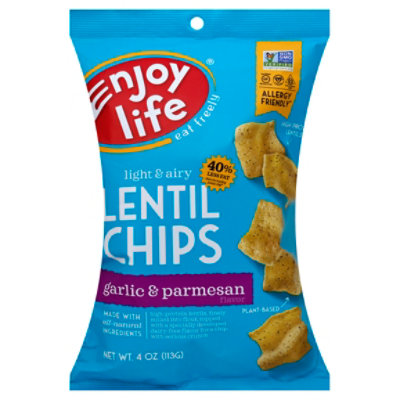 Enjoy Life Garlic and Parmesan Lentil Chips - 4 Oz - Image 1