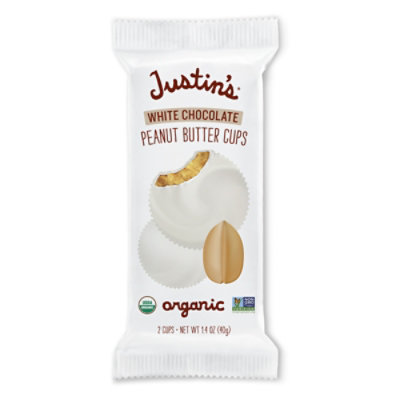 Justins Peanut Butter Cups White Chocolate - 1.4 Oz - Image 1