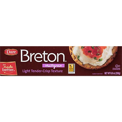 Breton Snacking Crackers Multigrain - 8.8 Oz - Image 2