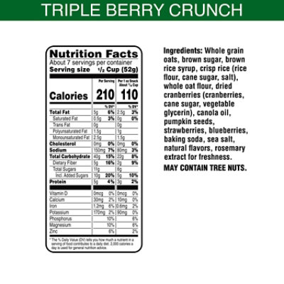 Bear Naked Fit Granola Cereal Vegan Triple Berry - 12 Oz - Image 4