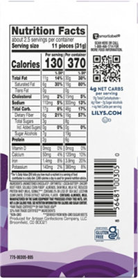 Lilys Chocolate 40% Salted Almond & Milk - 3 Oz - Image 6