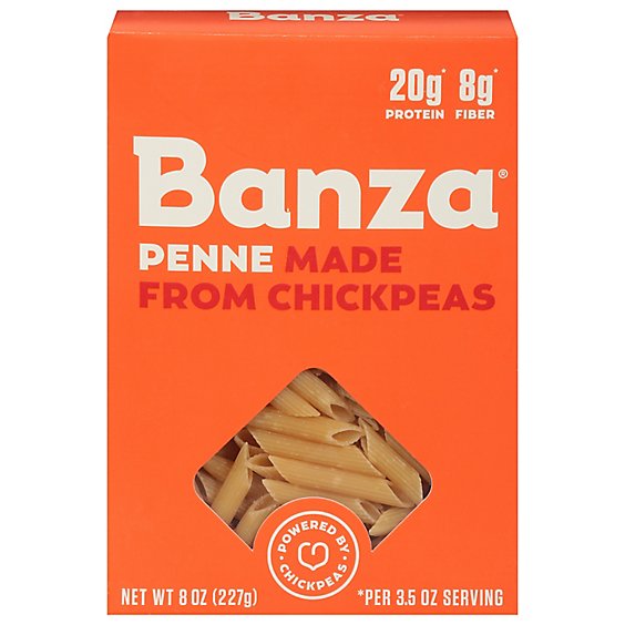 Banza Pasta Chickpea Penne - 8 Oz
