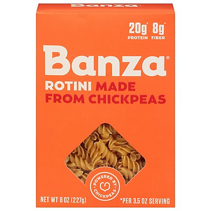 Banza Rotini Pasta Made From Chickpeas - 8 Oz - Image 2