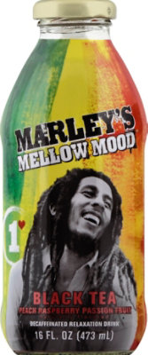 Marleys Mellow Mood Relaxation Drink Decaf Black Tea Peach Raspberry Passion - 16 Fl. Oz. - Image 2