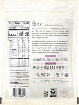 EPIC Bites Bison Meat - 2.5 Oz - Image 5