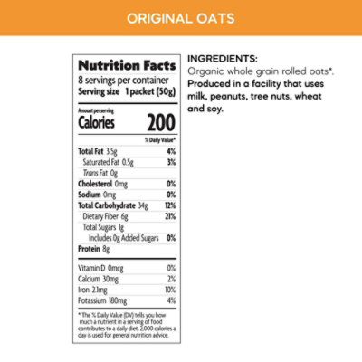 Nature's Path Organic Original Instant Oatmeal - 14 Oz - Image 4