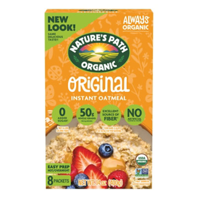 Nature's Path Organic Original Instant Oatmeal - 14 Oz - Image 3