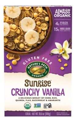 Nature's Path Organic Sunrise Crunchy Vanilla Gluten Free Breakfast Cereal - 10.6 Oz - Image 1