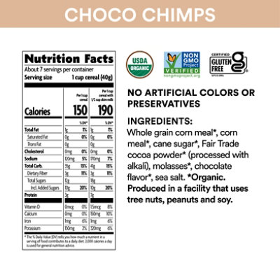 Nature's Path Envirokidz Choco Chimps Breakfast Cereal - 10 Oz - Image 3