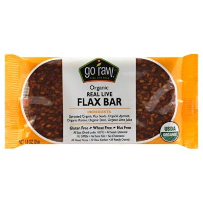 Go Raw Bar Apricot Sprtd Org - 1.8 Oz