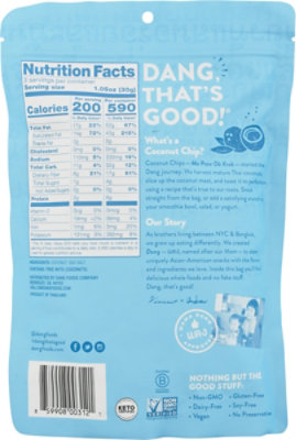 Dang Coconut Chips Toasted Lightly Salted - 3.17 Oz - Image 6