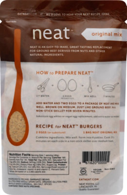 Neat Replacement For Meat Vegetarian Gluten Free Original Mix Pouch - 5.5 Oz - Image 3